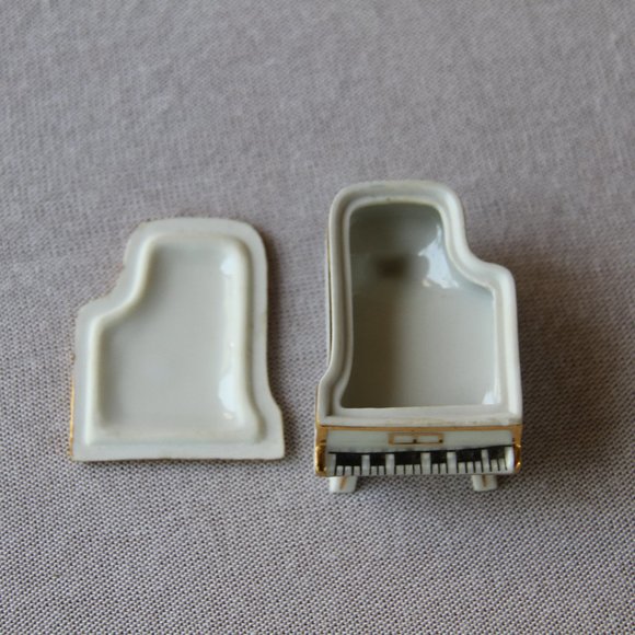 French Made Porcelain Limoges France Piano - Picture 4 of 10